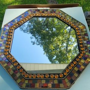 PartyLite Global Fusion Mirrored Candle Tray